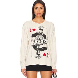 Daydreamer Cream Elvis Long Sleeve Tee